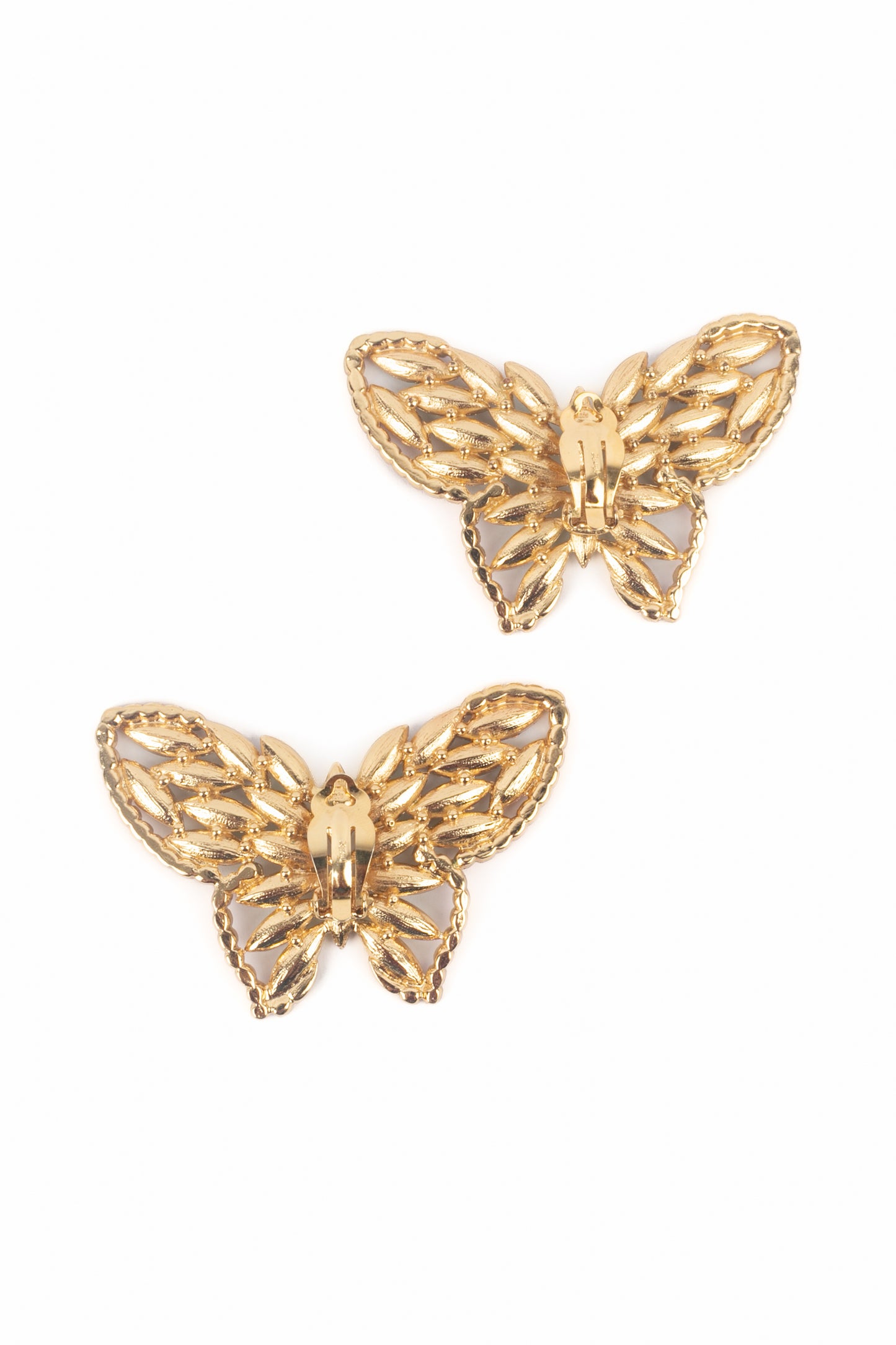 Boucles d'oreilles papillons Yves Saint Laurent