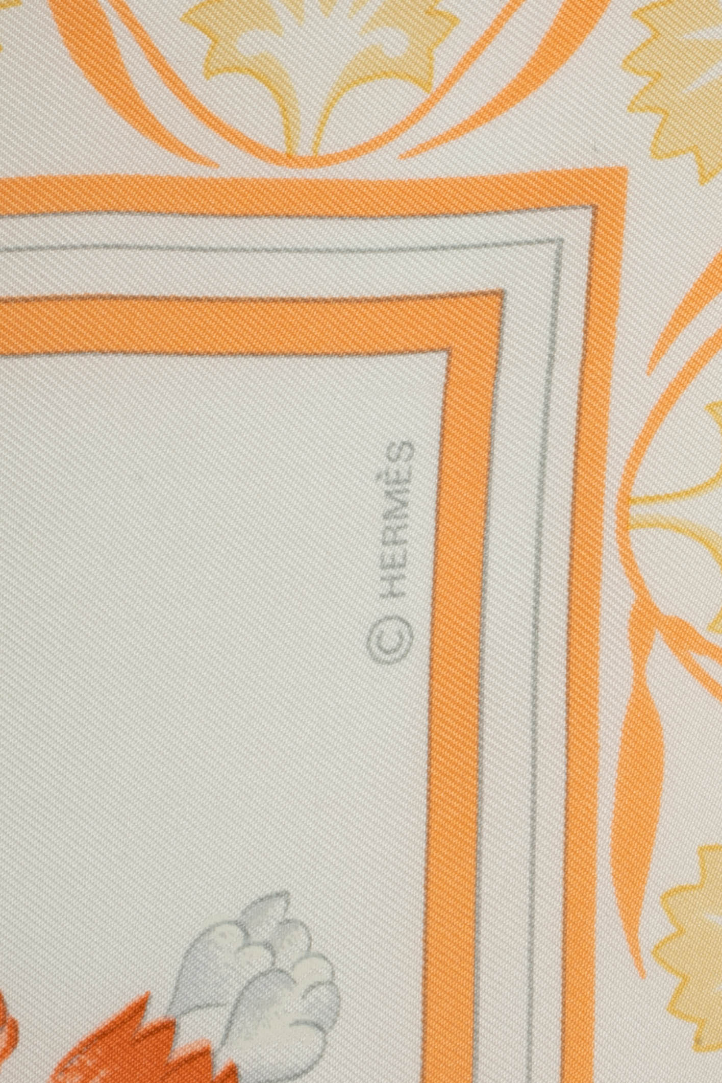 Foulard / carré "Oeillets sauvages et autres Caryophyllées" Hermès