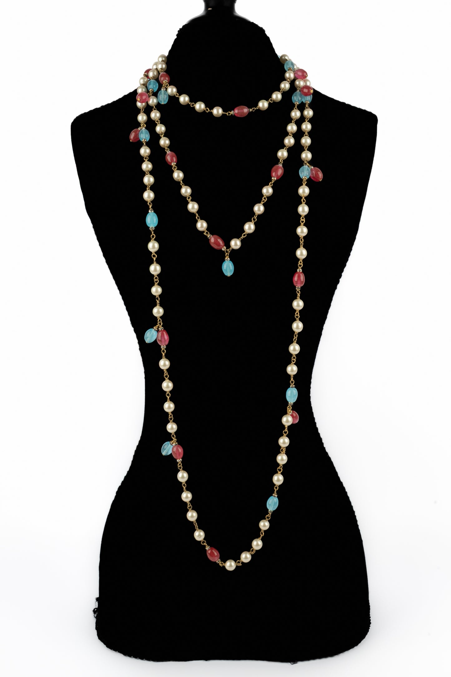 Collier de perles Chanel 1980's