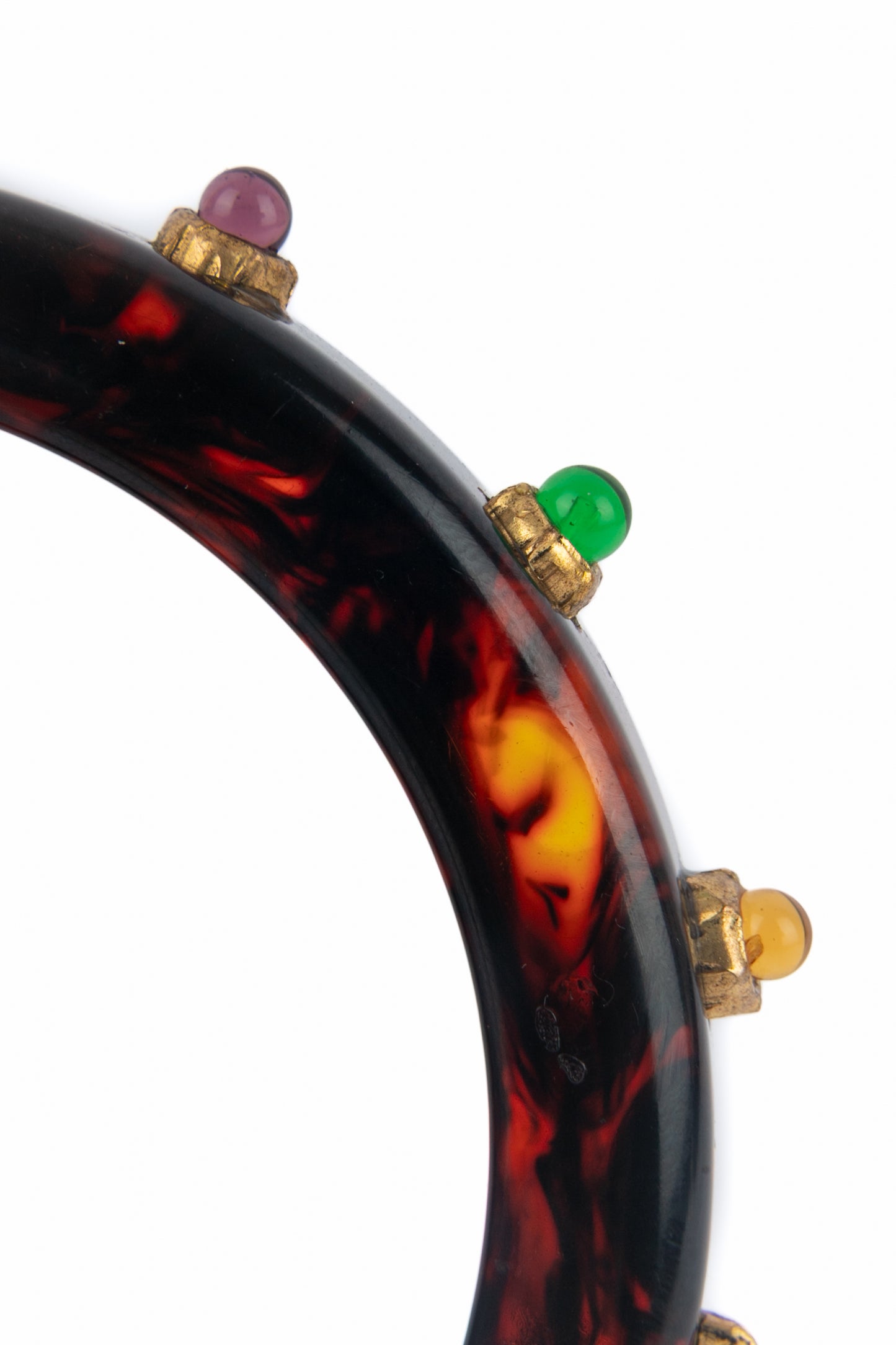 Bracelet en bakelite Chanel 1985