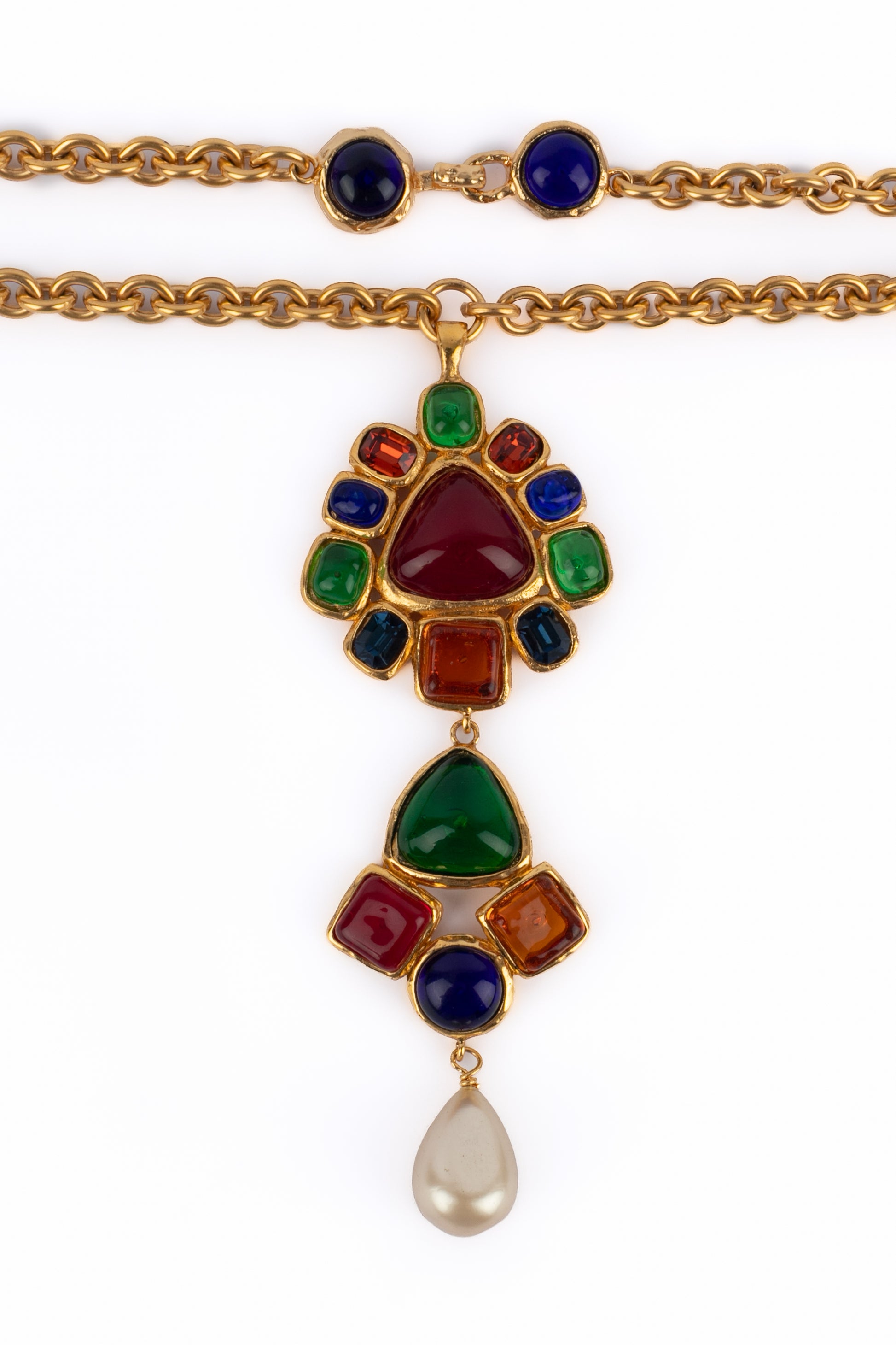 Collier pendentif Chanel 1990's