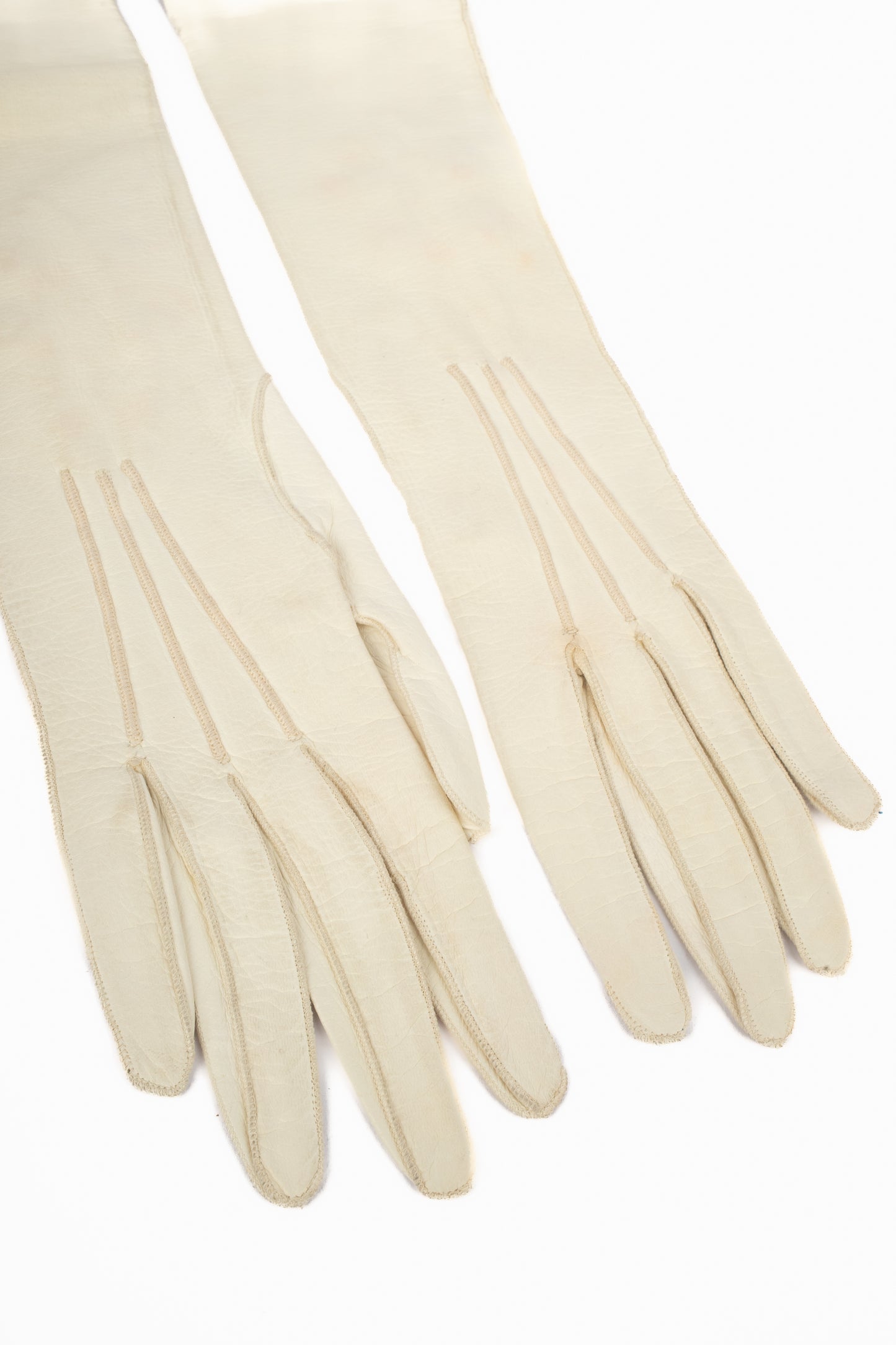 Longs gants vintage en cuir