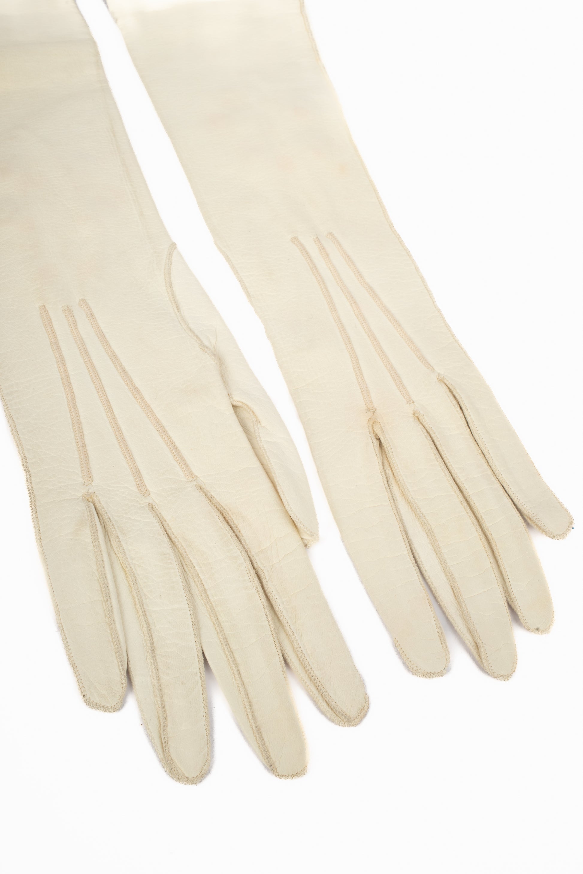 Longs gants vintage en cuir