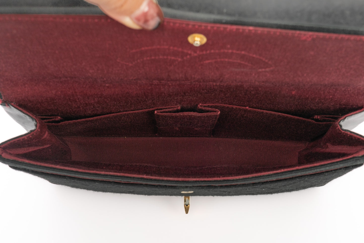 Sac classique en jersey Chanel 1970's