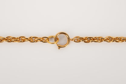 Collier doré Chanel