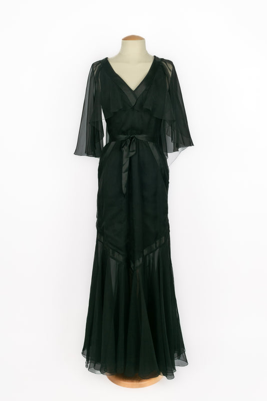 Robe en soie Chanel 1990's