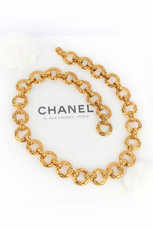 Collier chaine Chanel 1990's