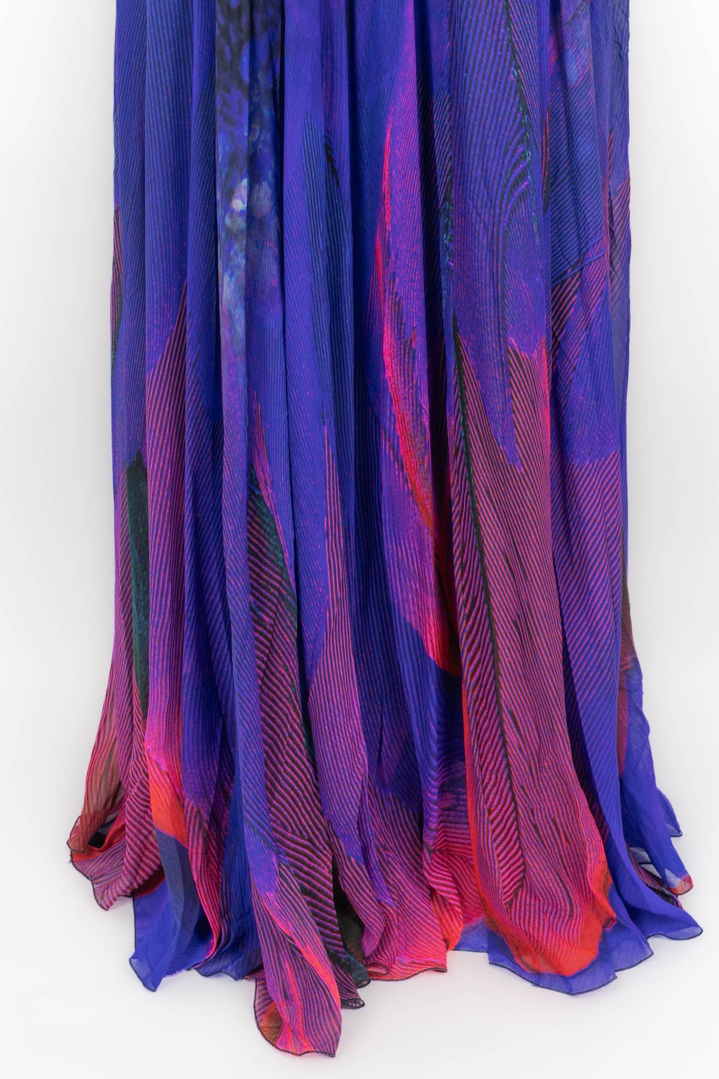 Robe en soie Cavalli