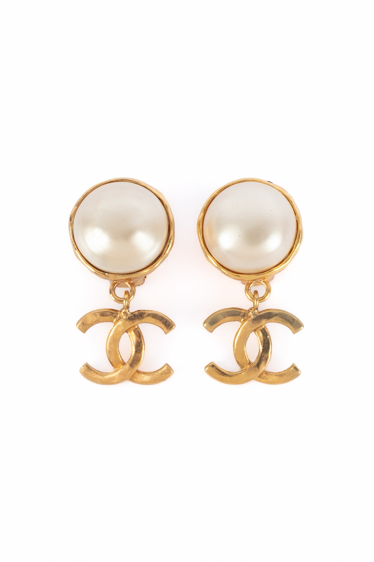 Boucles d'oreilles cc Chanel Automne 1995
