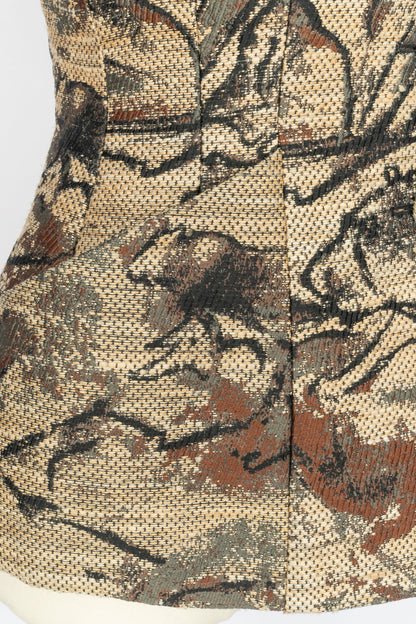 Veste "art pariétal" Christian Dior Resort 2018