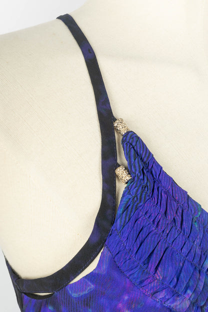 Robe en soie Cavalli