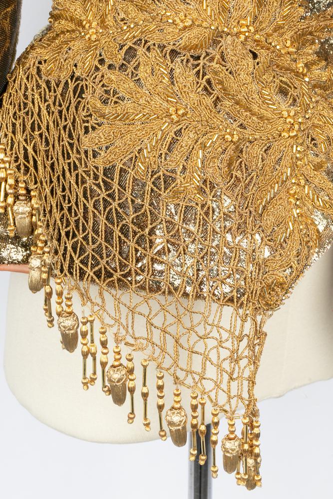 Veste dorée Carven Haute Couture Automne 2004-2005