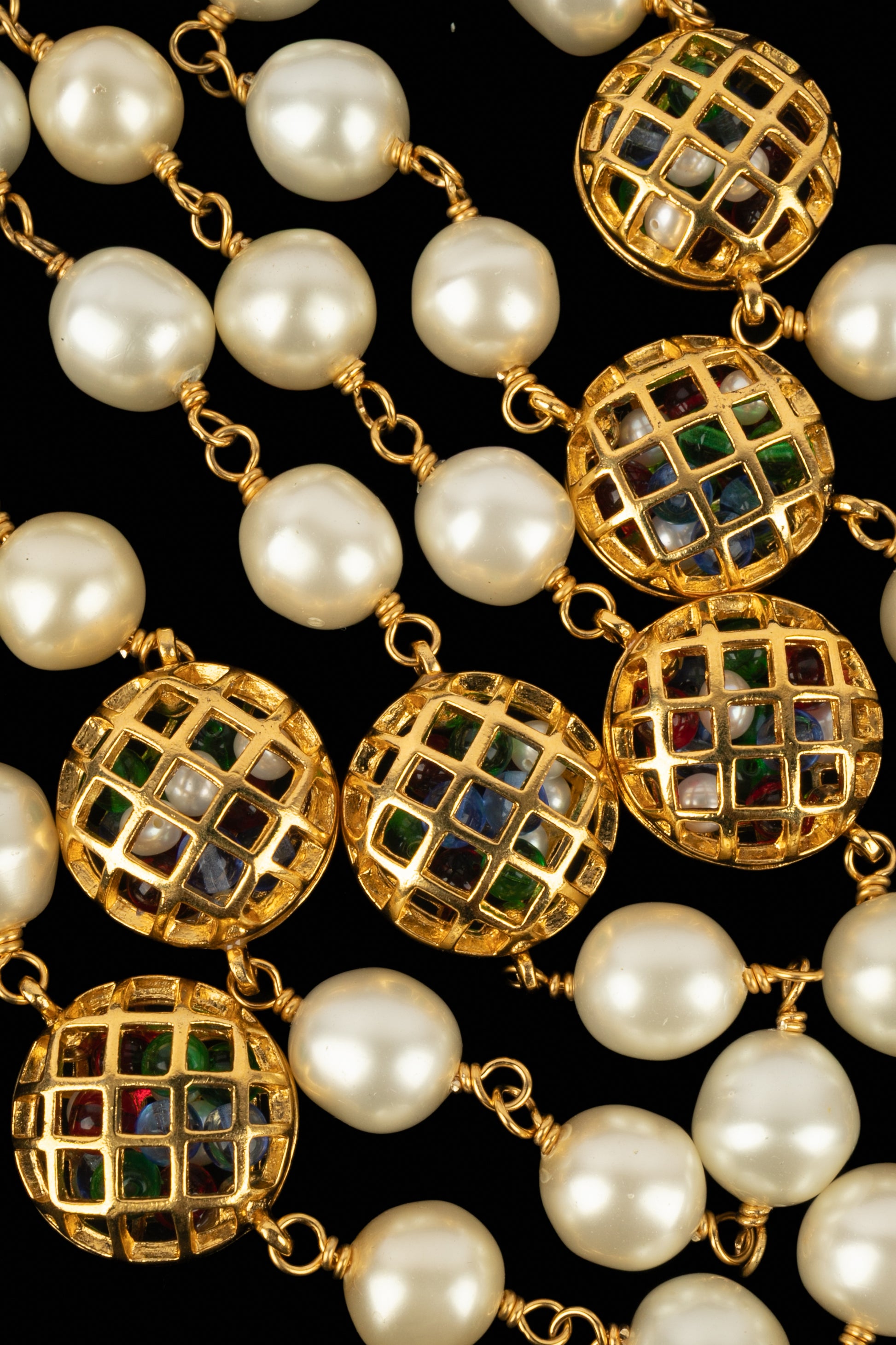 Collier de perles Chanel 1990's