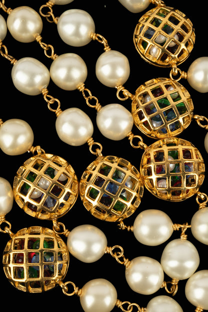 Collier de perles Chanel 1990's