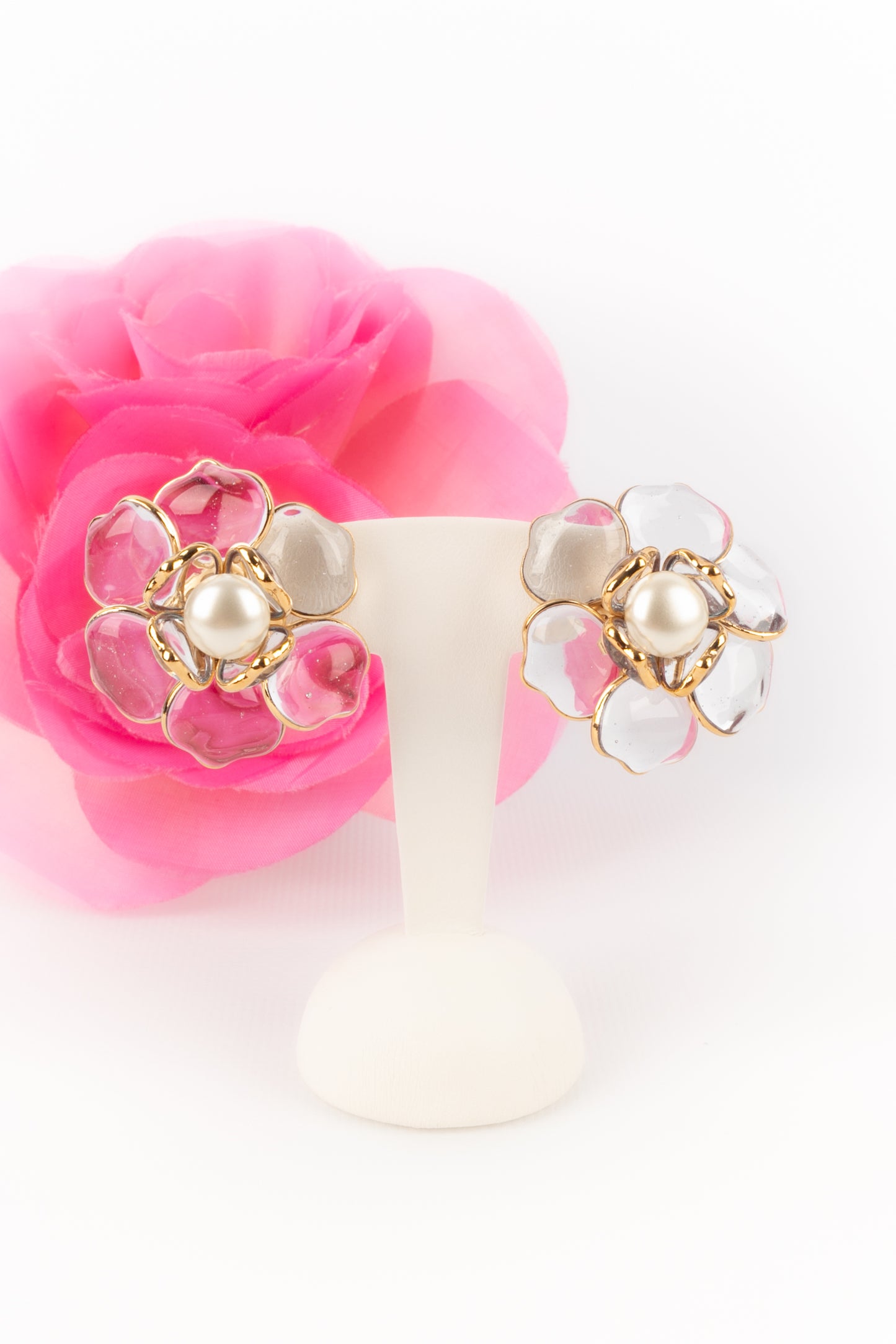 Boucles d'oreilles fleur Augustine