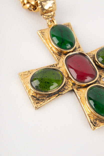 Collier Croix Les Paruriers par Goossens