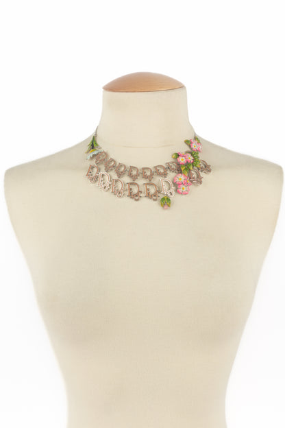 Collier émaillé Dior 2000's