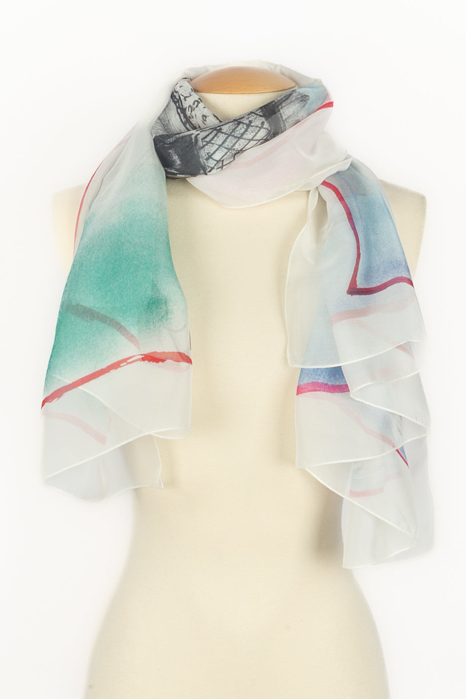 Foulard en soie Chanel