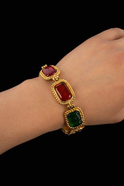 Bracelet articulé Chanel 1996