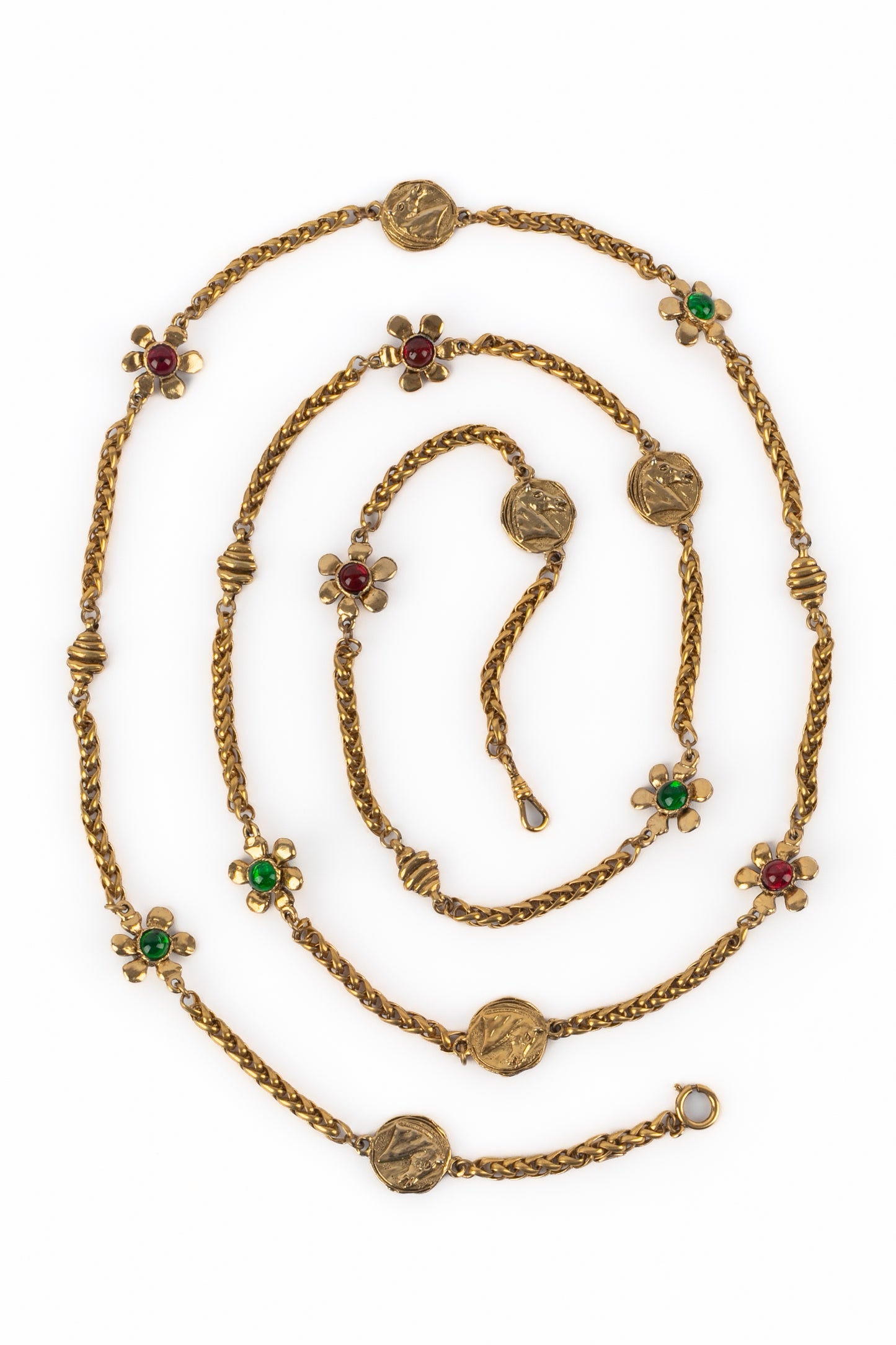 Collier fleurs Chanel 1980's