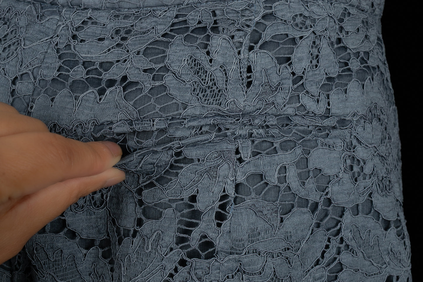 Short en dentelle bleue Valentino 