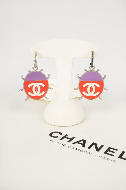 Boucles d'oreilles Coccinelles Chanel