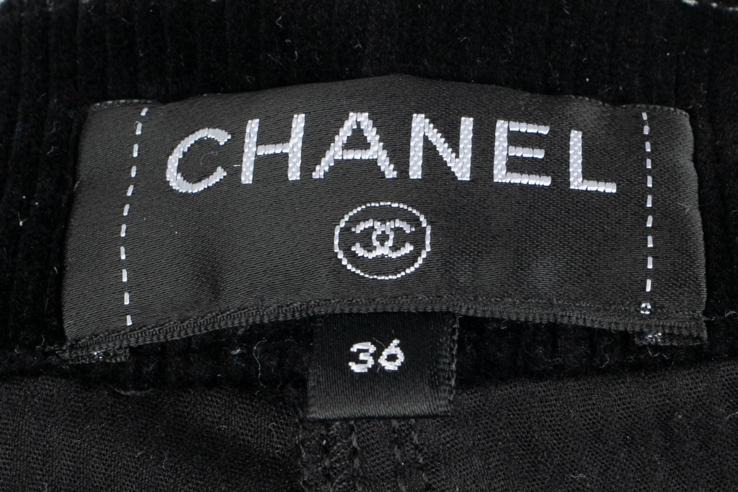 Pantalon en velours Chanel