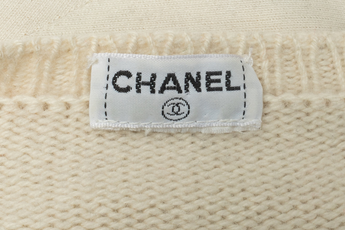Pull en cachemire Chanel Automne 1995