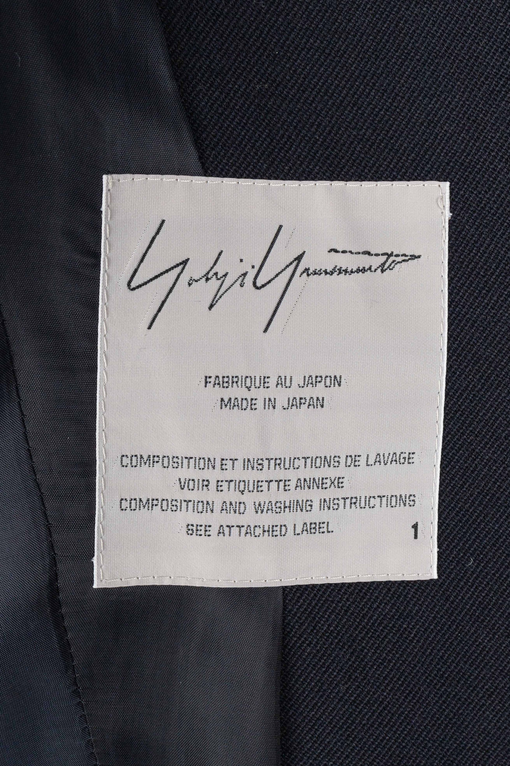 Veste Yohji Yamamoto Hiver 2006