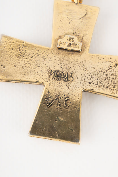 Collier Croix Les Paruriers par Goossens