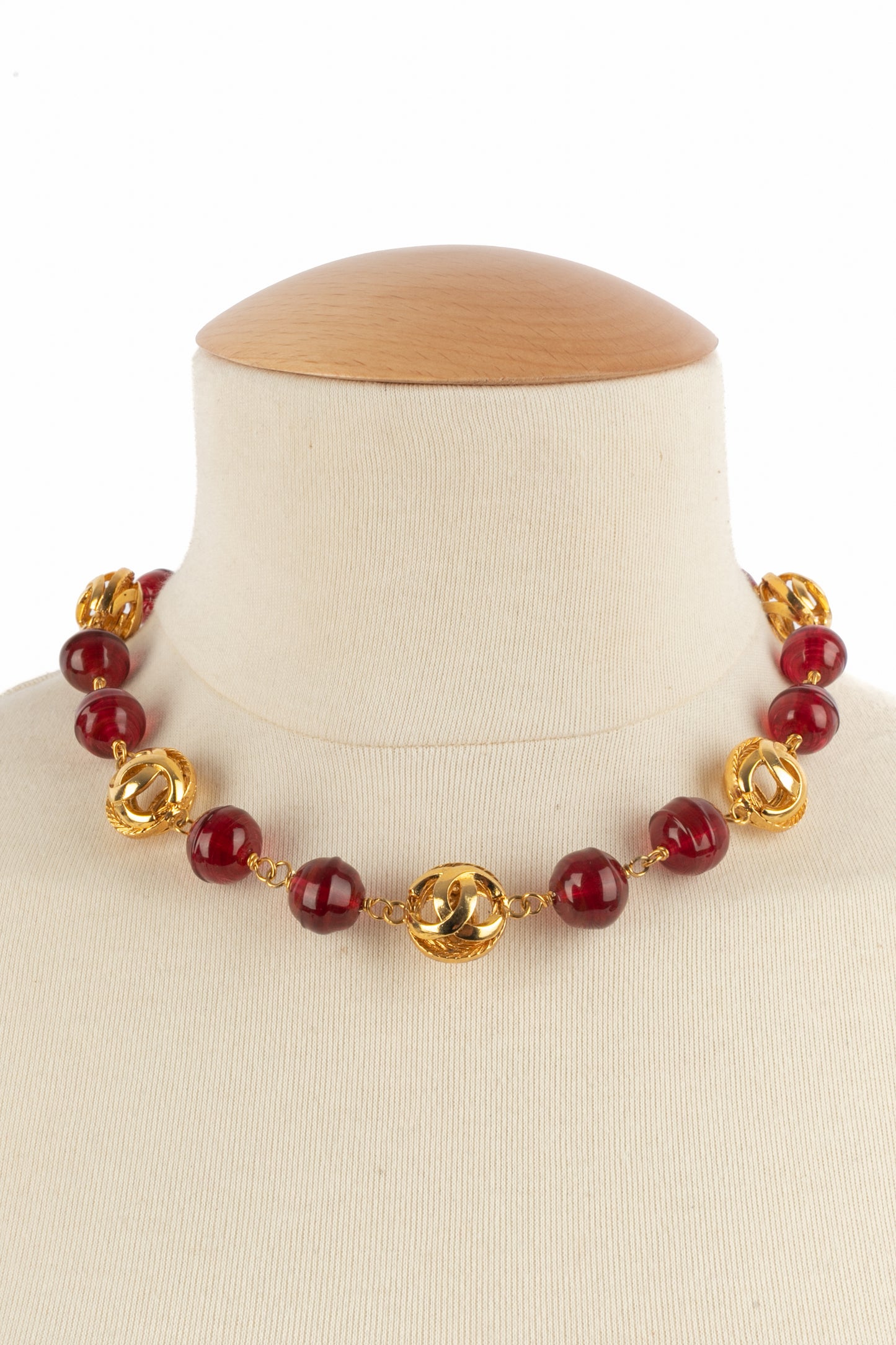 Collier cc Chanel 1990's