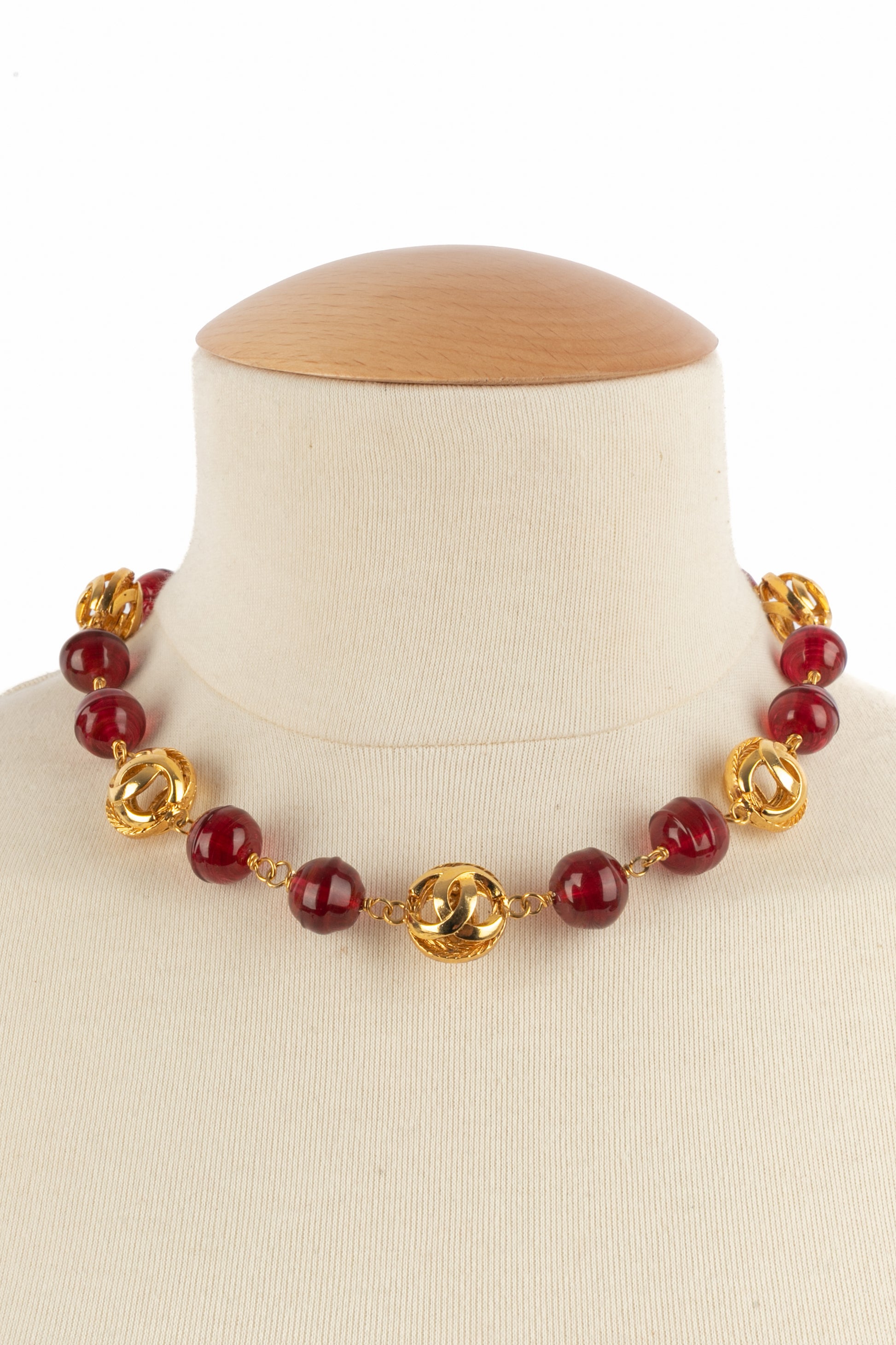 Collier cc Chanel 1990's