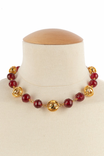Collier cc Chanel 1990's