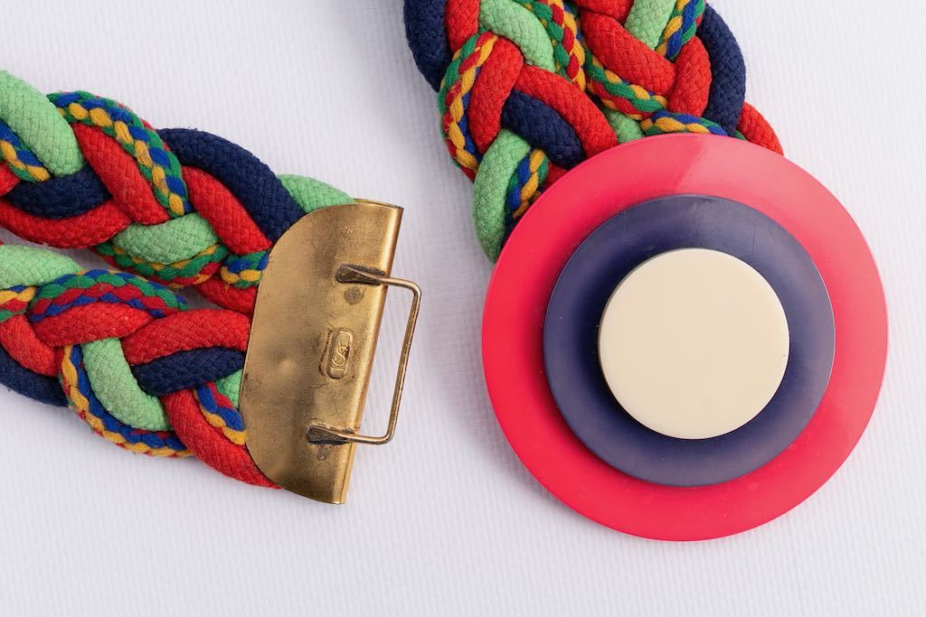 Ceinture multicolore Yves Saint Laurent