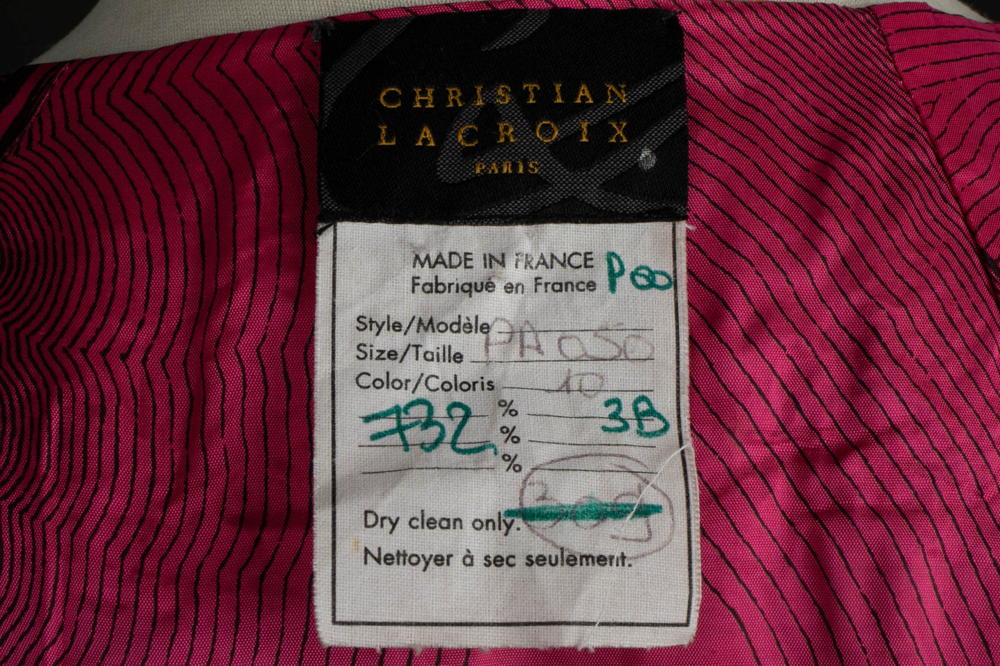 Cape Christian Lacroix 2000's