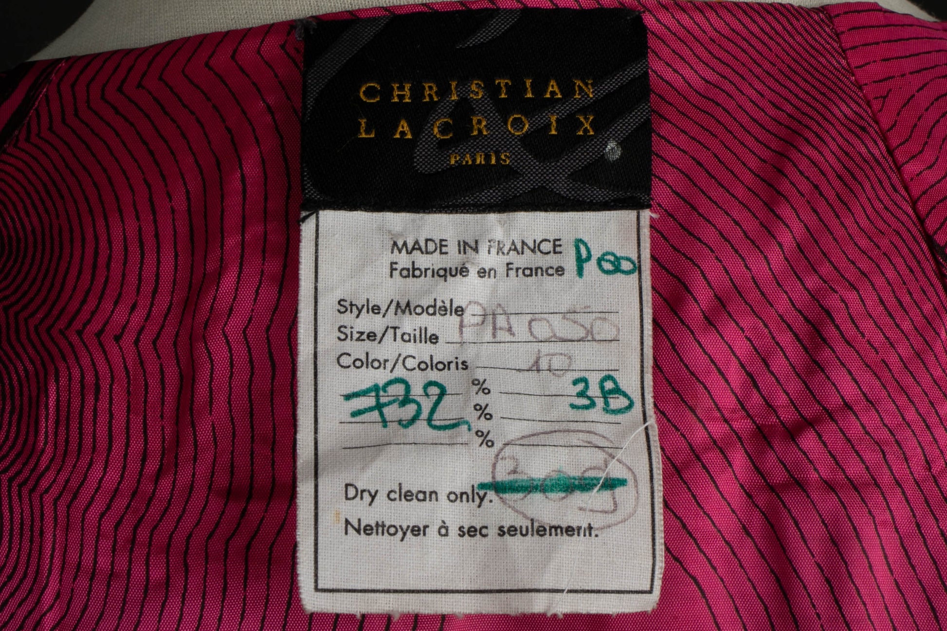 Cape Christian Lacroix 2000's
