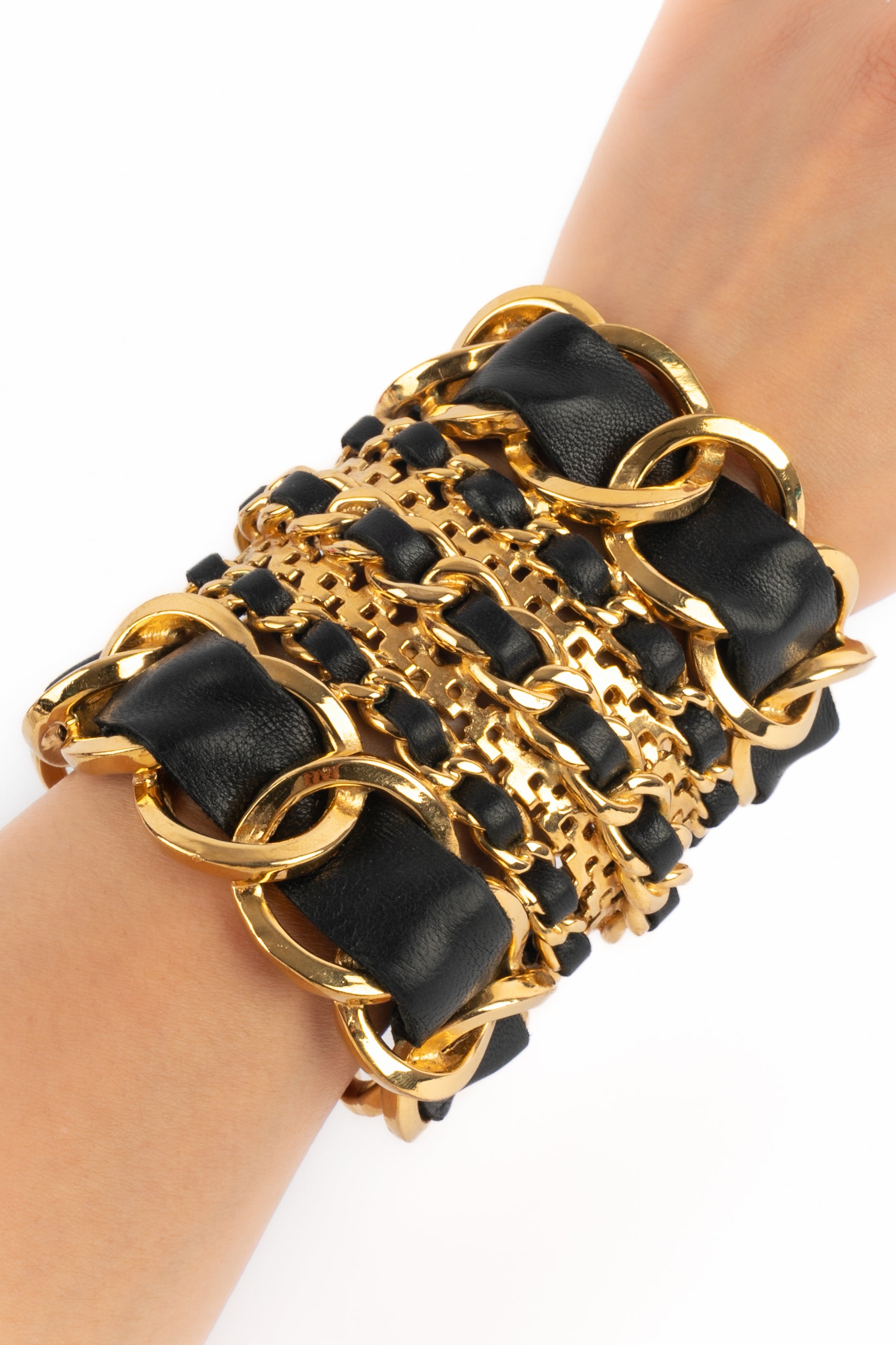 Bracelet manchette Chanel Hiver 1991