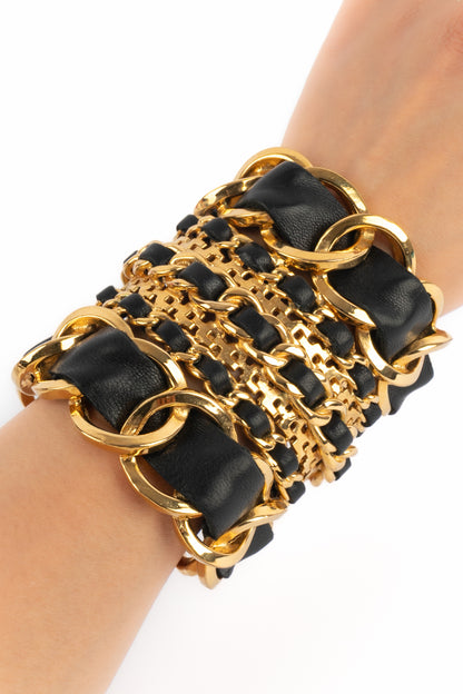 Bracelet manchette Chanel Hiver 1991