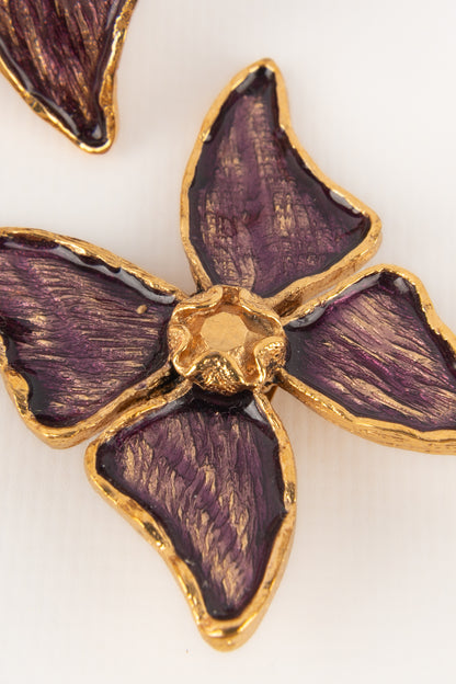 Boucles d'oreilles papillon Yves Saint Laurent