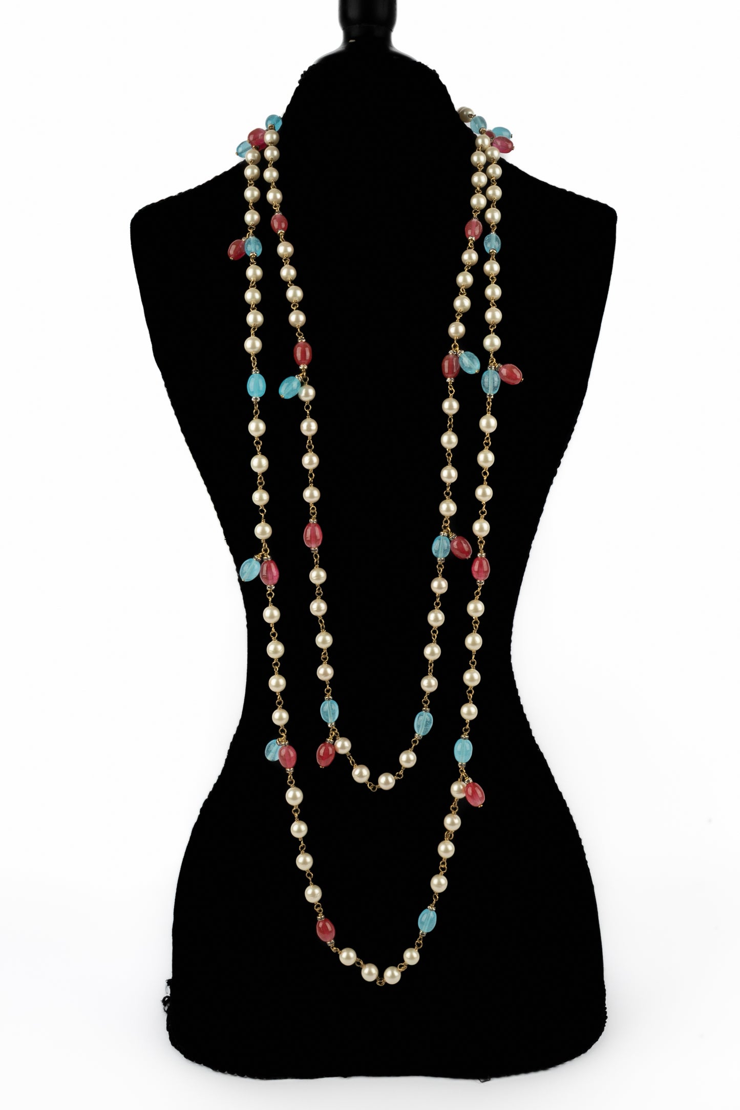 Collier de perles Chanel 1980's