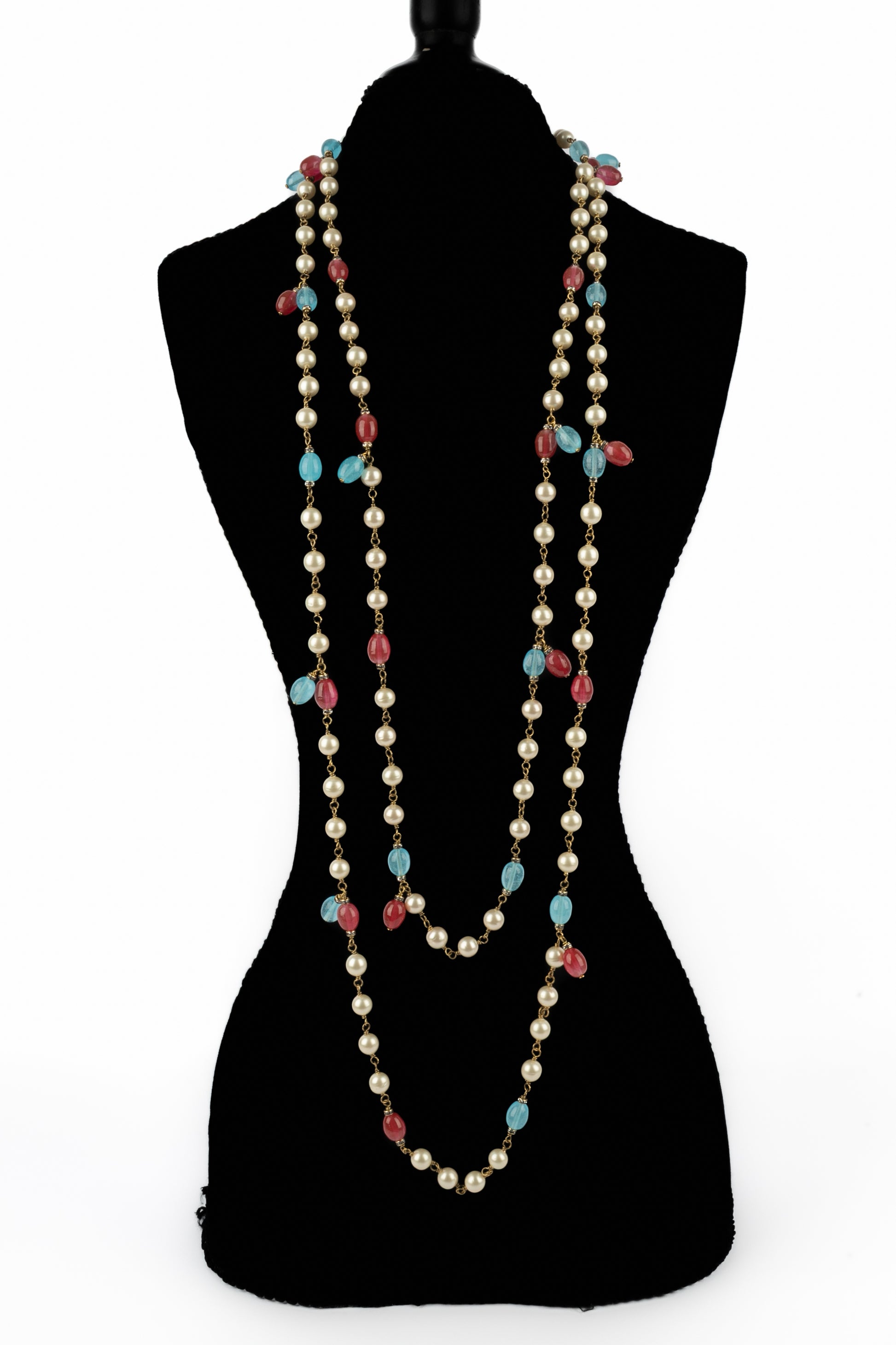 Collier de perles Chanel 1980's
