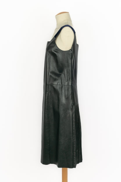 Robe en cuir  Prada