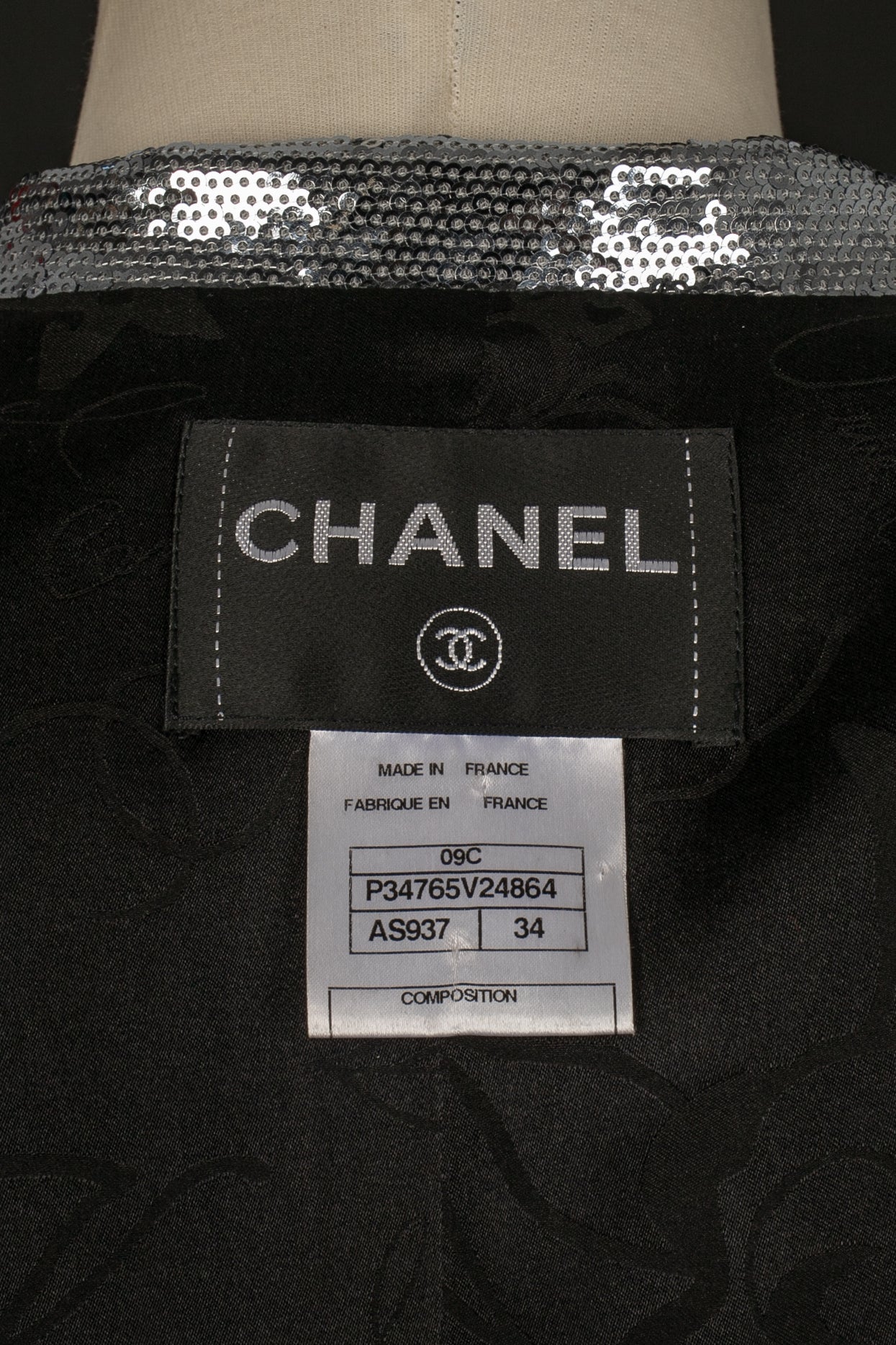 Veste à paillettes Chanel Croisière 2009