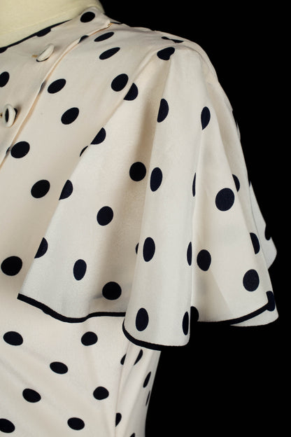 Robe à pois Chanel Haute Couture 