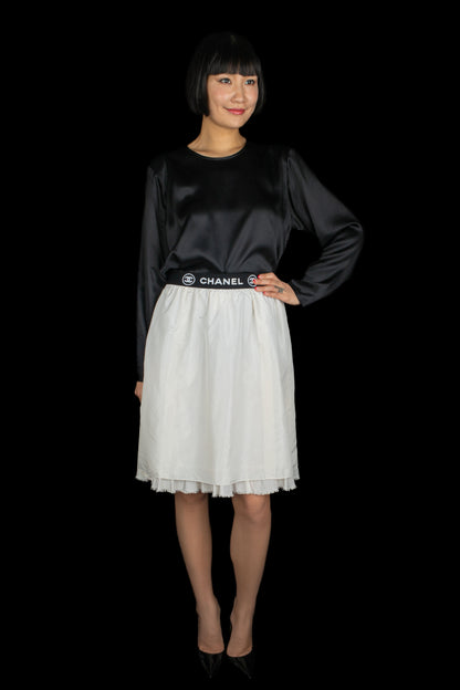 Jupe en soie Chanel Printemps 2006 