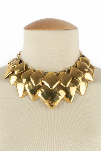 Collier doré Frances Patiky Stein