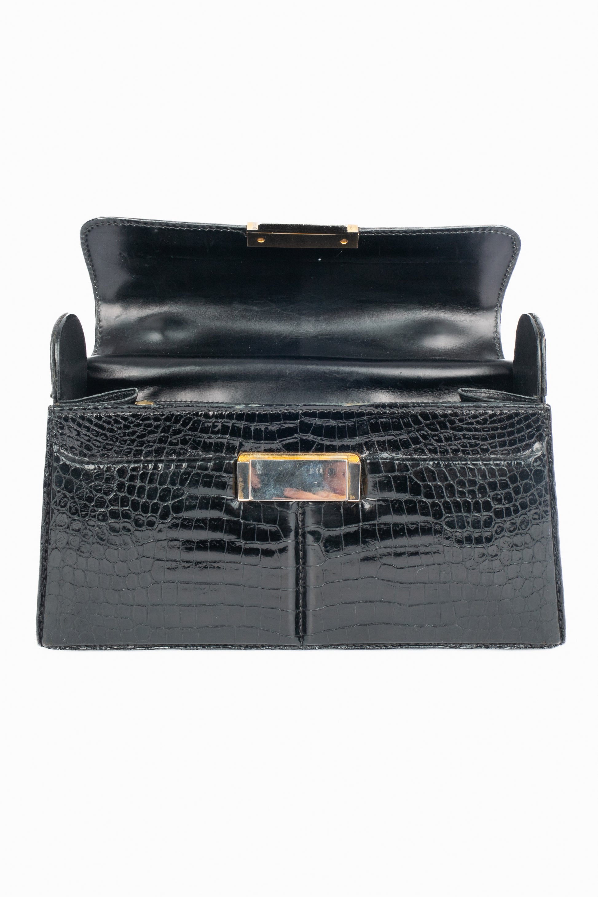 Sac en crocodile Fernande Desgranges