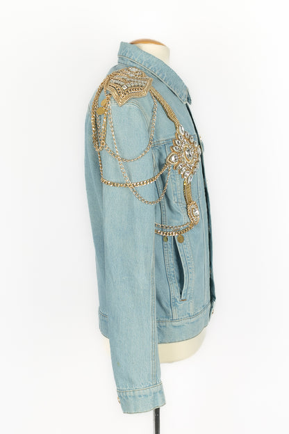 Veste en jean Balmain
