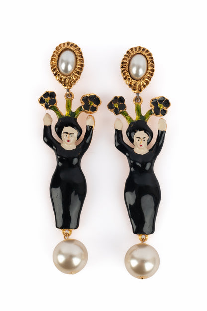 Boucles d'oreilles Christian Lacroix Eté 1994
