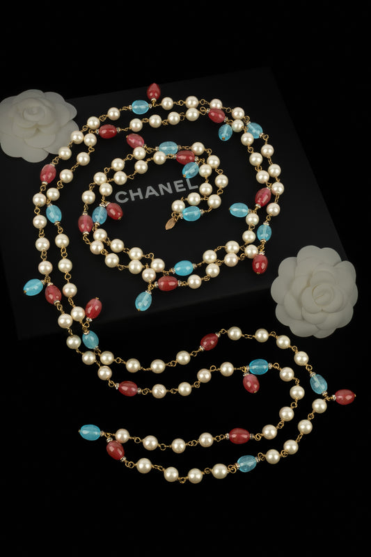 Collier de perles Chanel 1980's